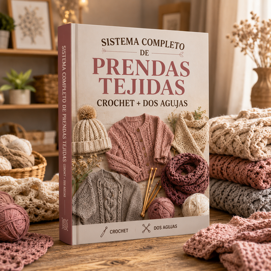 🧶Patrones de prendas tejidas + bonos
