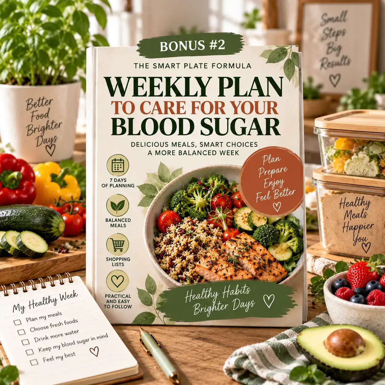 Bonus 2: Weekly Plan to Care for Your Blood Sugar
