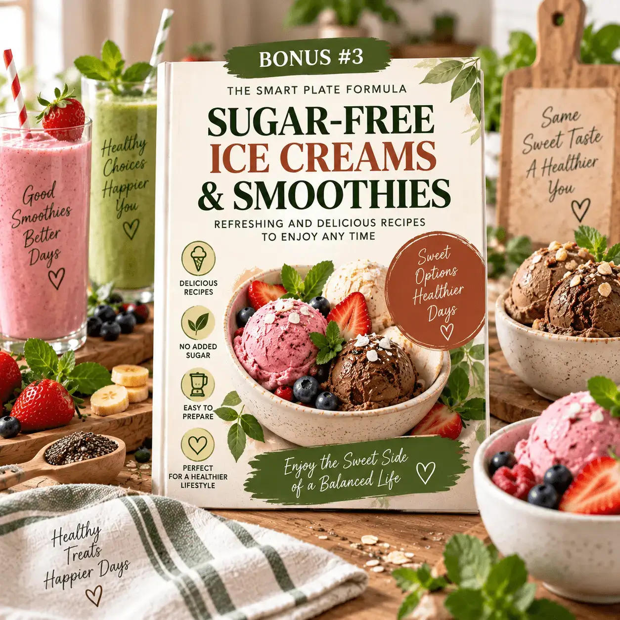 Bonus 3: Sugar-Free Ice Creams and Smoothies